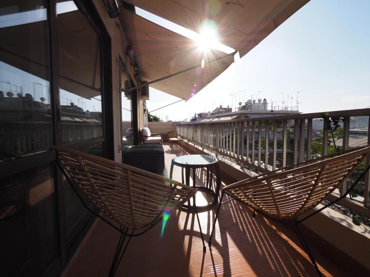 Sophia'S Penthouse Apartment With Jacuzzi And Acropolis View From Big Terrace Atina Dış mekan fotoğraf