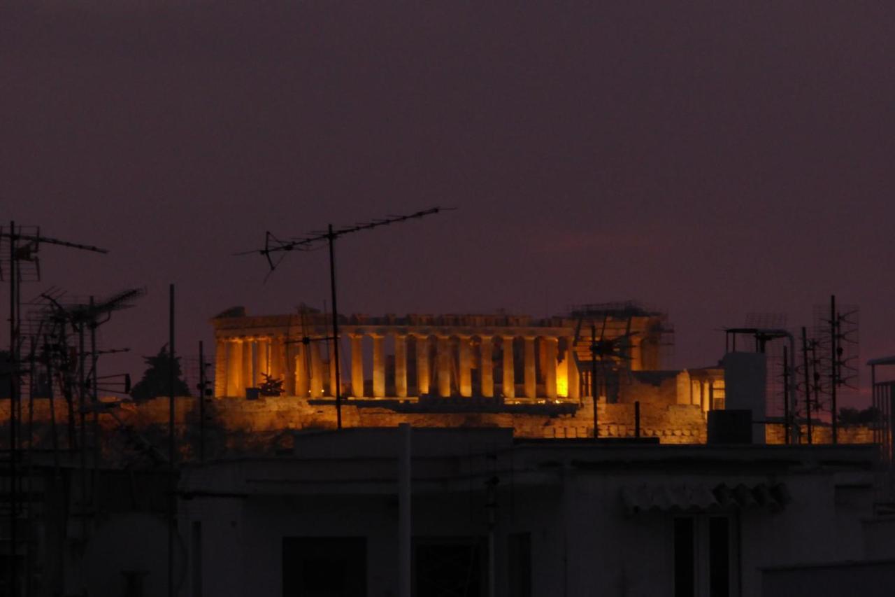 Sophia'S Penthouse Apartment With Jacuzzi And Acropolis View From Big Terrace Atina Dış mekan fotoğraf